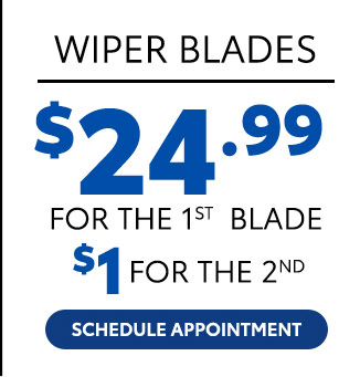 Special offer on wiper blades