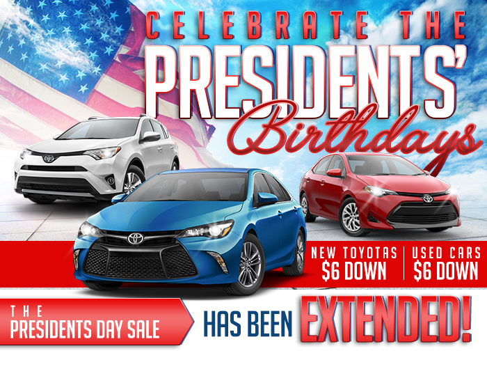 celebrate the presidents' birthdays