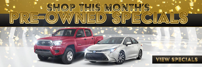 shop this month's pre-owned specials