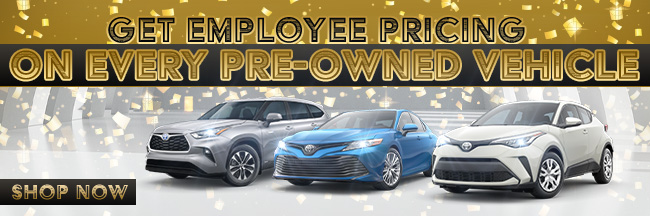 employee pricing on every pre-owned vehicle