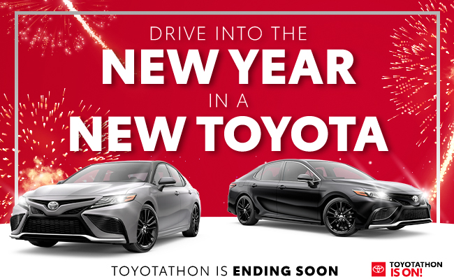 Drive into the new year in a new Toyota