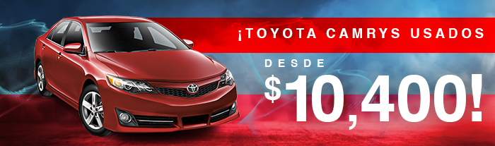 ¡Toyota Camrys usados desde $10,400!
