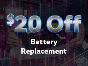 discount on battery service