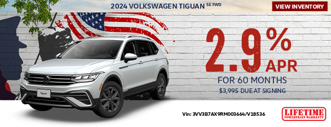 All 2024 Volkswagen Tiguan SE FWD Offer