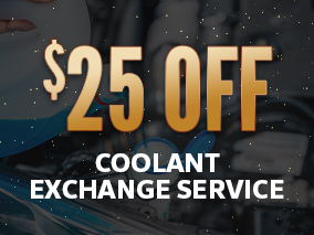 Coolant exchange service