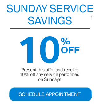 Sunday Service Savings