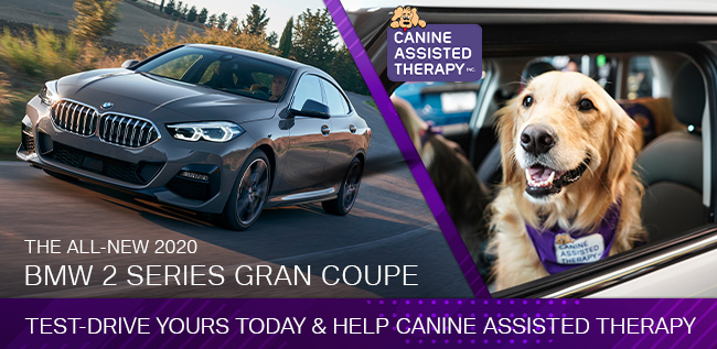 The All-New 2020 BMW 2 Series Gran Coupe - Test-Drive Yours Today & Help Canine Assisted Therapy
