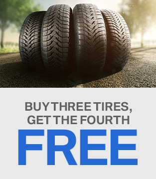 Buy 3 Tires - Get 1 Free