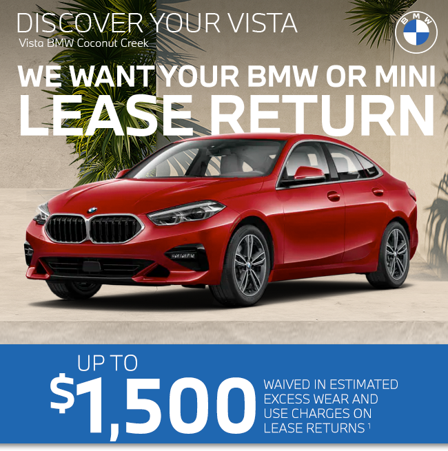 Vista BMW Coconut Creek Promotional Offer