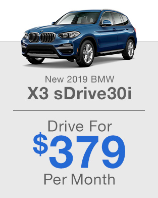 2019 BMW x3 sDrive30i