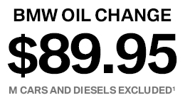 $89.95 BMW Oil Change