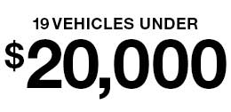 20 Vehicles under $20,000