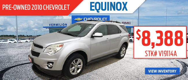 PRE-OWNED 2010 CHEVROLET EQUINOX