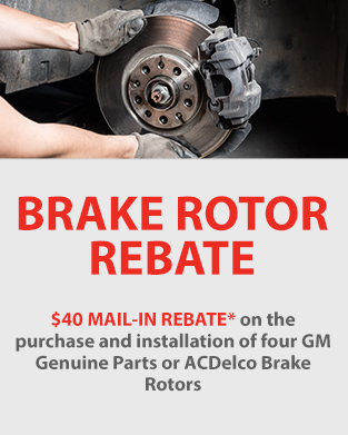 Brake Rotor Rebate
