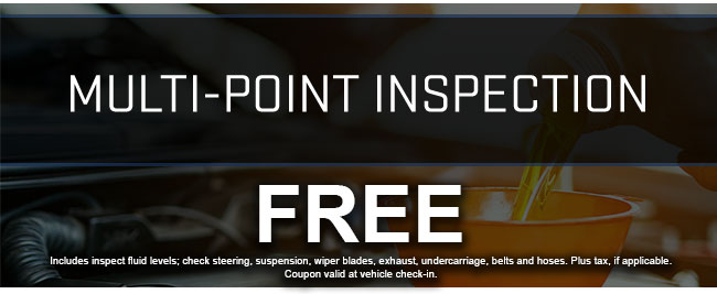 featured service offer, free multipoint inspection
