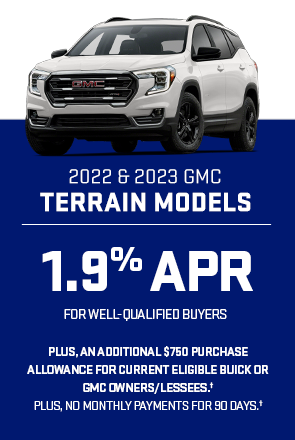 2022 and 2023 GMC Terrain Models