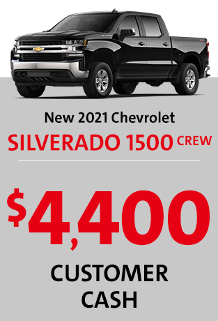 2021 CHEVROLET SILVERADO 1500 CREW