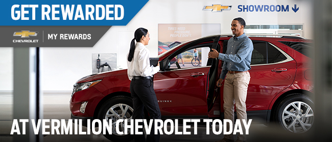 Get Rewarded at Vermilion Chevrolet Today