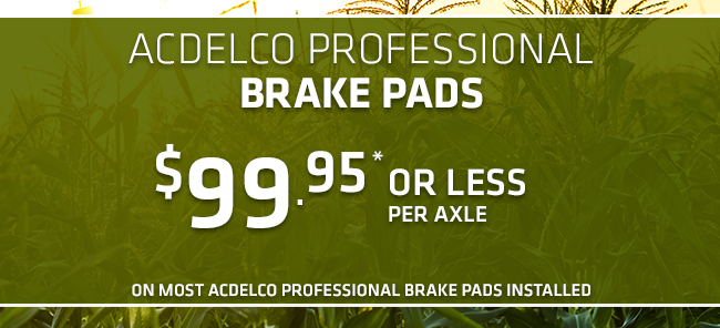 ACDelco PROFESSIONAL BRAKE PADS