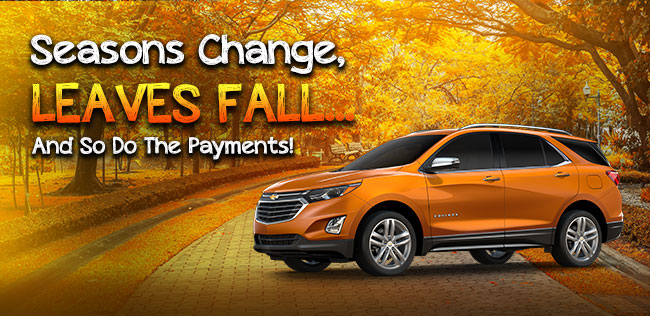 Seasons Change Leaves Fall And So Do The Payments!