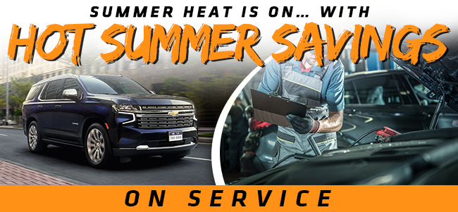 Summer Heat Is On… With Hot Summer Savings On Service