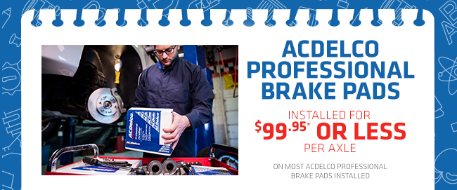 ACDelco PROFESSIONAL BRAKE PADS