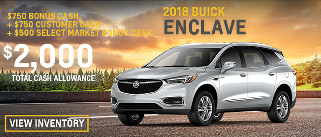 New 2018 BUICK Enclave