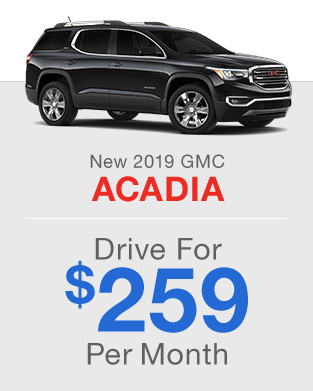 New 2019 GMC Acadia
