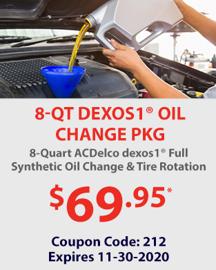 8-QT DEXOS1® OIL CHANGE PKG
