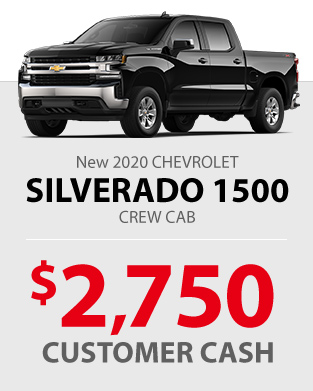 2020 CHEVROLET SILVERADO 1500 CREW CAB
