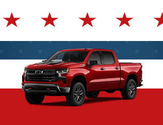 Red Chevy Silverado 1500