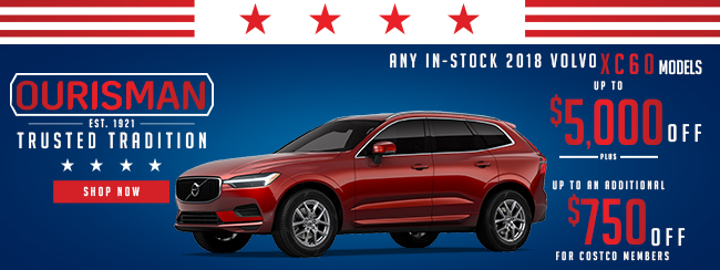 Up to $5,000 Off Any In-Stock 2018 Volvo XC60 Models