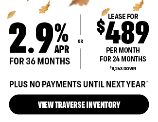 2026 Chevy Traverse LT offer