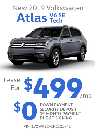 New 2019 Volkswagen Atlas V6 SE Tech