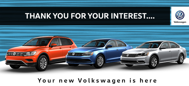 Your new Volkswagen is here