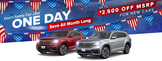 Don't settle for just one day, save all month long.
