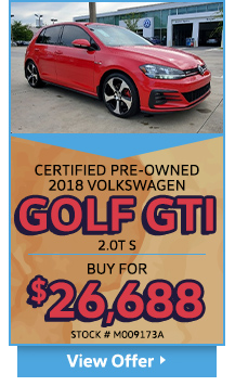 Certified Pre-Owned 2018 Volkswagen Golf GTI 2.0T S 