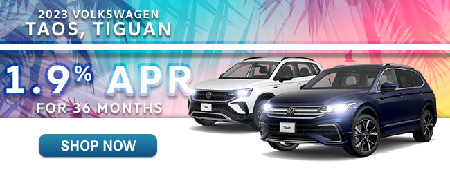 special offer on Volkswagen Tao and Tiguan