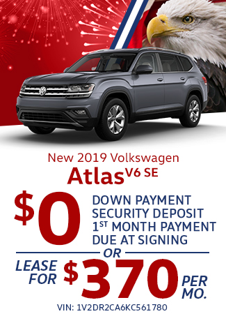New 2019 Volkswagen Atlas V6 SE