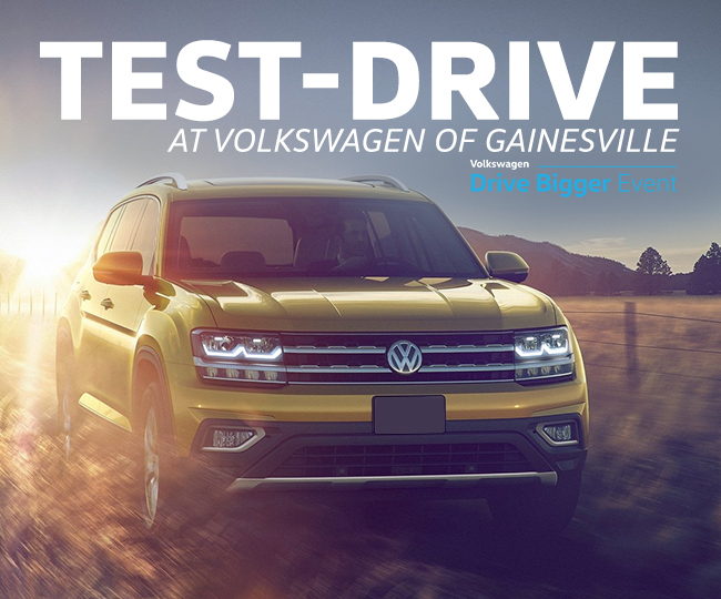 Test-Drive Today At Volkswagen Of Gainesville