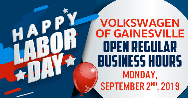 Labor Day at Volkswagen of Gainesville