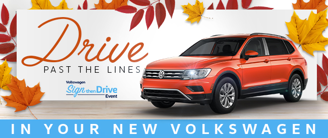 Drive Past The Lines In Your New Volkswagen