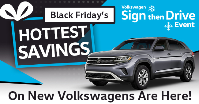 Black Friday’s Hottest Savings On New Volkswagens Are Here!