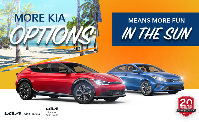 More KIA options means more fun in the sun