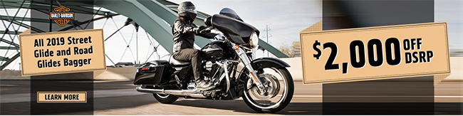 All 2019 Street Glides and Road Glides Baggers