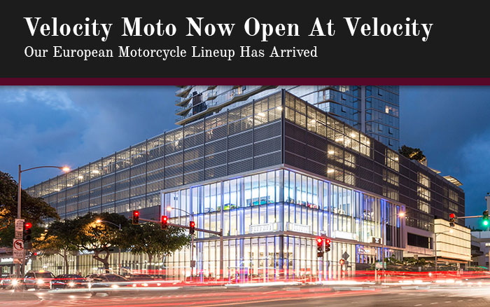 Velocity Moto Now Open At Velocity