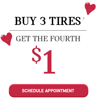 Buy 3 Tires, Get the Fourth Free