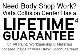Vista Collision Center Has a Lifetime Guarantee