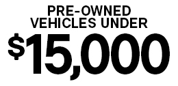 Used vehicles under $15,000