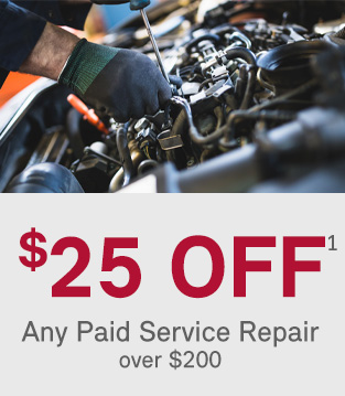 $25 OFF Any Paid Service Repair Over $200